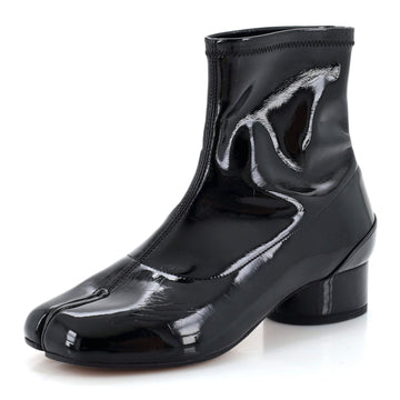 Maison Margiela Women's Tabi Block Heel Sock Boots Patent