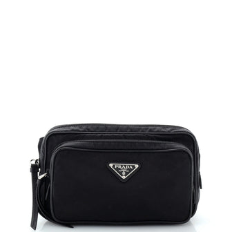 Prada Zip Waist Bag Tessuto Small