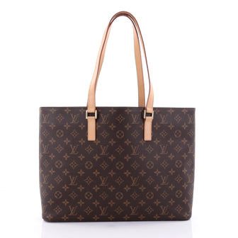 Louis Vuitton Luco Handbag Monogram Canvas Brown 2568801