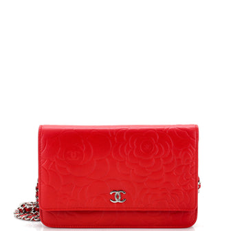 Chanel Wallet on Chain Camellia Lambskin