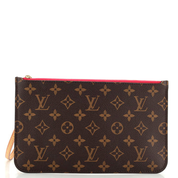 Louis Vuitton Neverfull Pochette Monogram Canvas Large