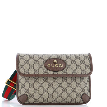 Gucci Neo Vintage Flap Belt Bag GG Coated Canvas