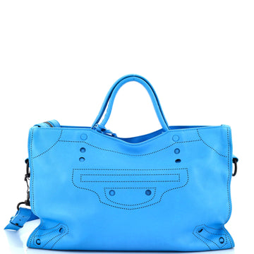 Balenciaga Blackout City Bag Leather Medium