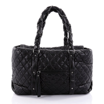 Ligne Lady Braid Tote Quilted Leather XL
