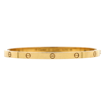 Cartier Love Bracelet 18K Yellow Gold Small
