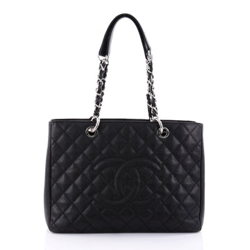 Chanel Grand Shopping Tote Quilted Caviar Black 2570601