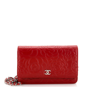 Chanel Wallet on Chain Camellia Lambskin