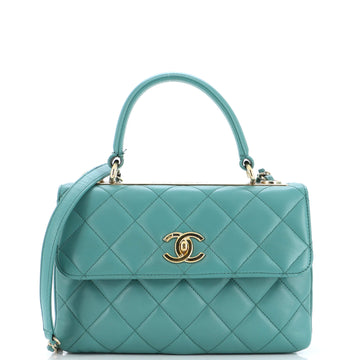 Chanel Trendy CC Top Handle Bag Quilted Lambskin Small