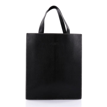 Hermes Lucy Tote Leather GM Black 2571001