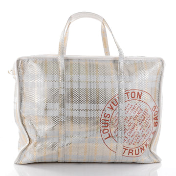 Louis Vuitton Street Shopper Woven Leather GM White 2571305