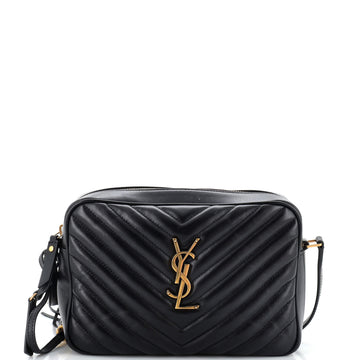 Saint Laurent Lou Camera Bag Matelasse Chevron Leather Small