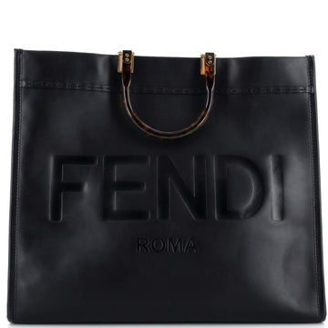 Fendi Sunshine Shopper Tote Leather Large