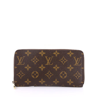 Louis Vuitton Zippy Wallet Monogram Canvas Brown 2572102