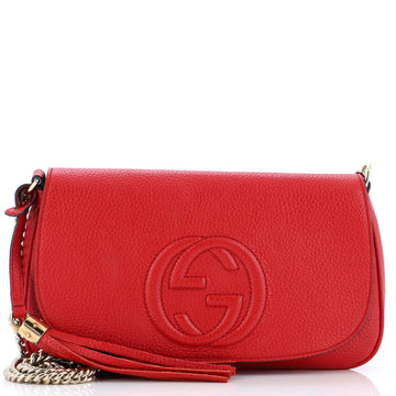 Gucci Soho Chain Crossbody Bag Leather Medium