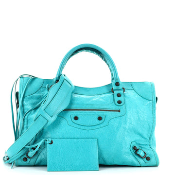 Balenciaga City Classic Studs Bag Leather Medium