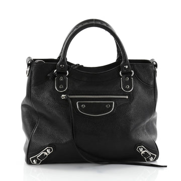 Balenciaga Velo Classic Metallic Edge Handbag Leather 2573001