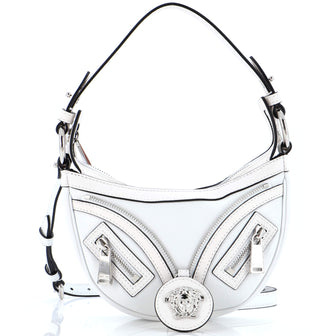 Versace Repeat Hobo Leather Mini