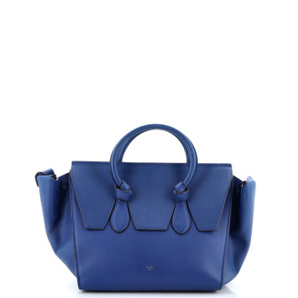Celine Tie Knot Tote Smooth Leather Small