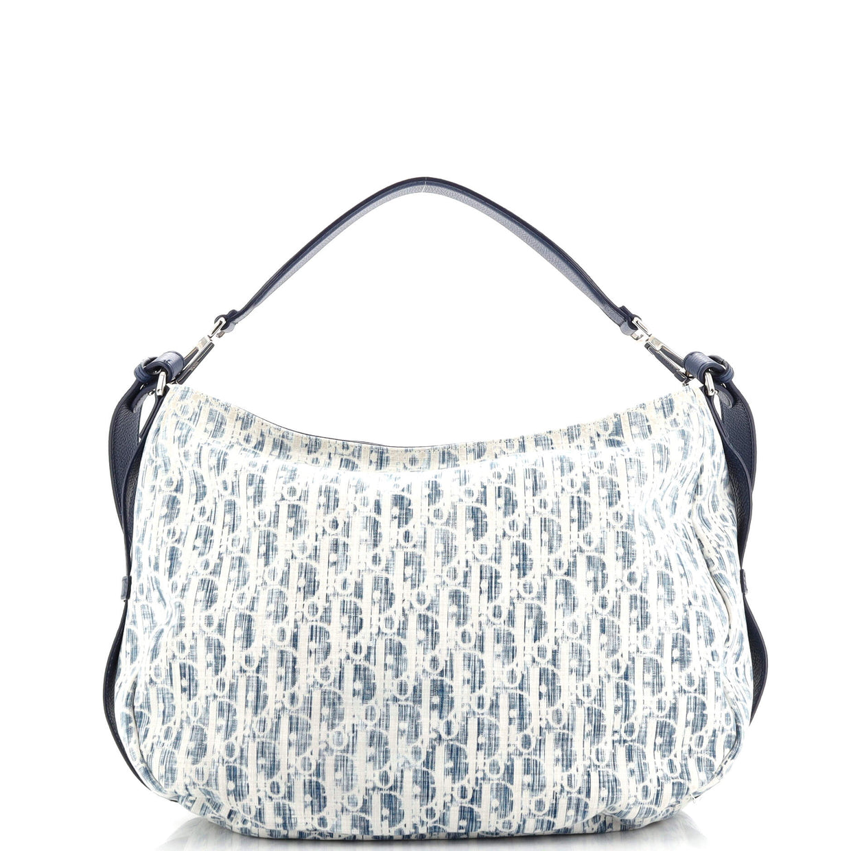 Christian Dior Saddle Soft Bag Kasuri Oblique Canvas Blue 25732048