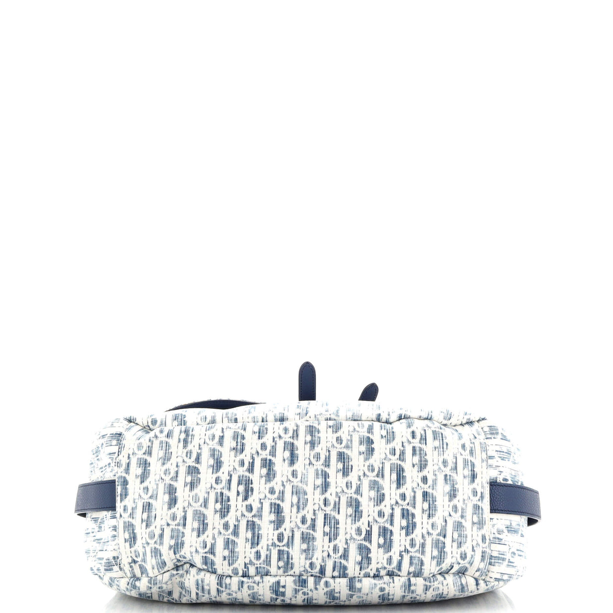 Christian Dior Saddle Soft Bag Kasuri Oblique Canvas Blue 25732048