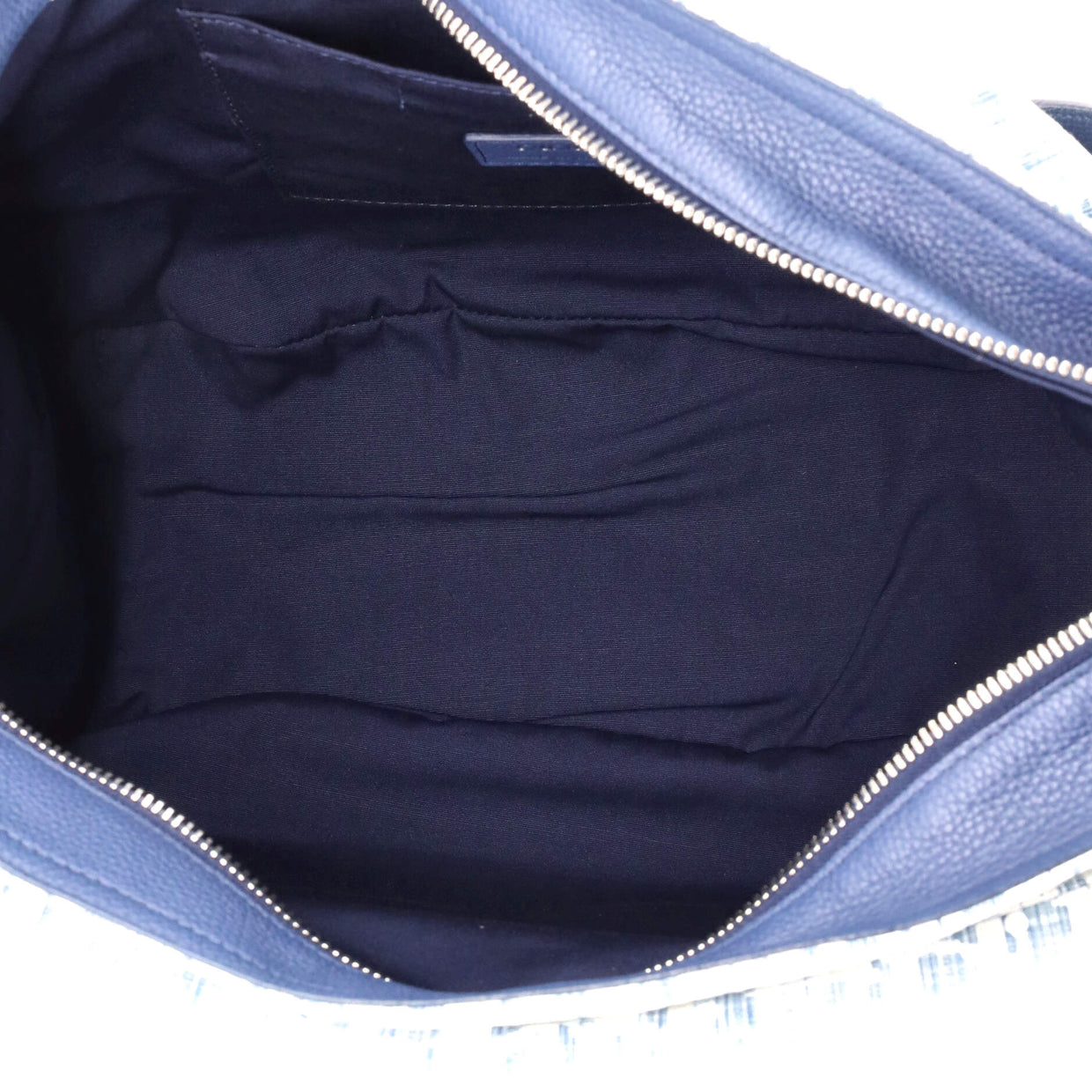 Christian Dior Saddle Soft Bag Kasuri Oblique Canvas Blue 25732048