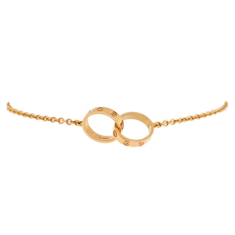 Cartier Love Interlocking Bracelet 18K Rose Gold
