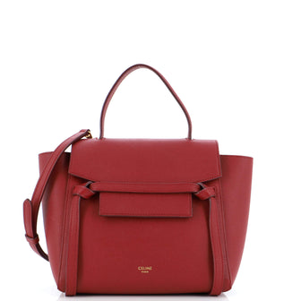 Celine Belt Bag Textured Leather Nano