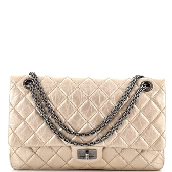 Chanel Reissue 2.55 Flap Bag Quilted Metallic Aged Calfskin 226