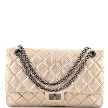 Chanel Reissue 2.55 Flap Bag Quilted Metallic Aged Calfskin 226