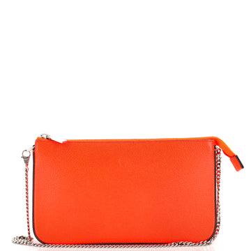 Christian Louboutin Loubila Chain Clutch Leather