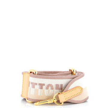 Louis Vuitton Logo Shoulder Strap Jacquard Wide