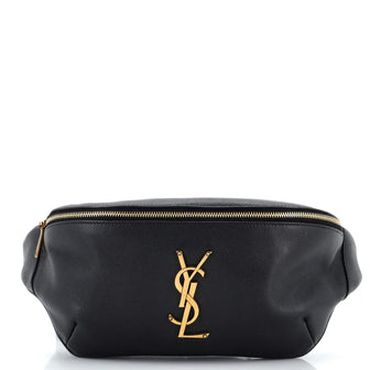 Saint Laurent Classic Monogram Belt Bag Leather