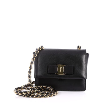 Salvatore Ferragamo Ginny Crossbody Bag Saffiano Leather 2574001