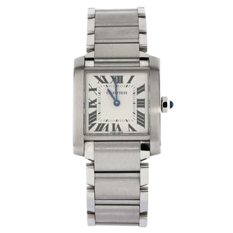 Cartier Tank Francaise Quartz Watch Stainless Steel 25