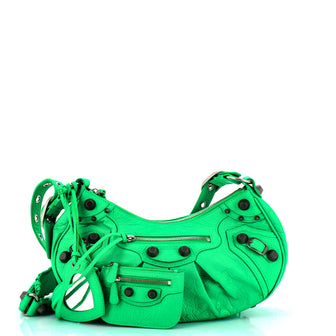 Balenciaga Le Cagole Giant Studs Shoulder Bag Leather Small