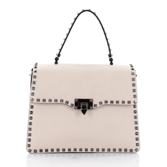 Valentino Rockstud Convertible Top Handle Bag Leather 2574501