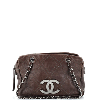 Chanel Diamond Stitch Tote Calfskin Small