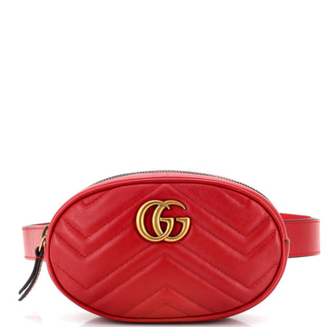 Gucci GG Marmont Belt Bag Matelasse Leather