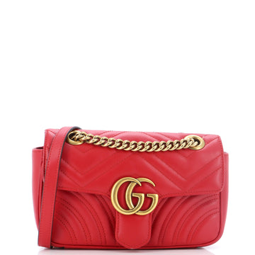 Gucci GG Marmont Flap Bag Matelasse Leather Mini