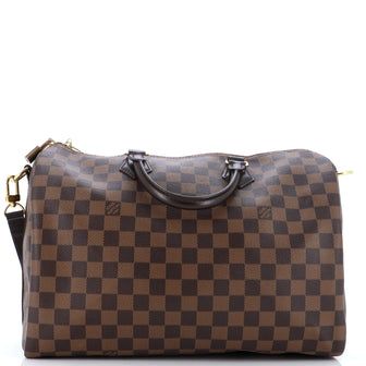 Louis Vuitton Speedy Bandouliere Bag Damier 35