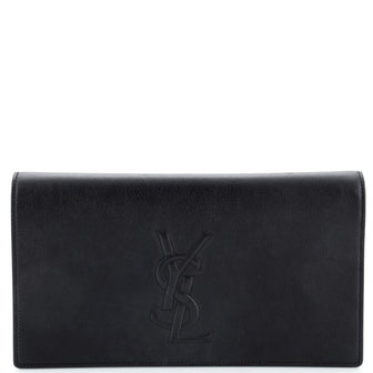 Saint Laurent Belle de Jour Clutch Leather Large