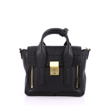 3.1 Phillip Lim Pashli Satchel Leather Mini Black 2576501