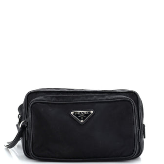 Prada Zip Waist Bag Tessuto Small