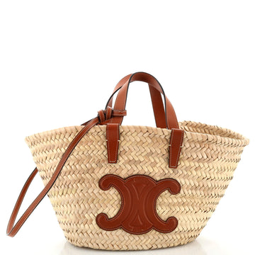 Celine Triomphe Basket Shoulder Bag Teen