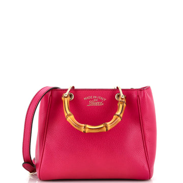 Gucci Bamboo Shopper Tote Leather Mini