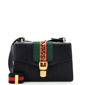 Gucci Sylvie Shoulder Bag Leather Small