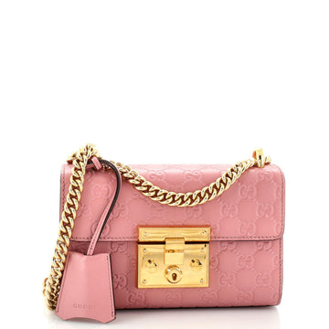 Gucci Padlock Shoulder Bag Guccissima Leather Small
