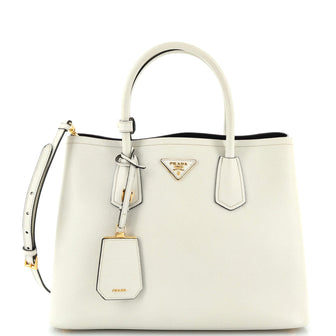 Prada Cuir Double Tote Saffiano Leather Medium