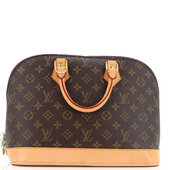 Louis Vuitton Vintage Alma Handbag Monogram Canvas PM