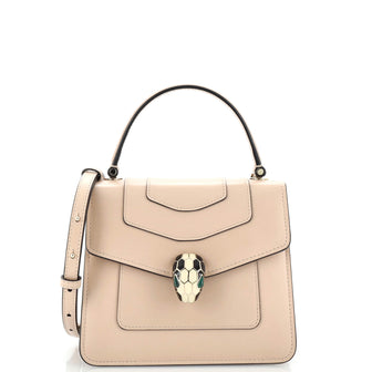 Bvlgari Serpenti Forever Top Handle Bag Leather Small